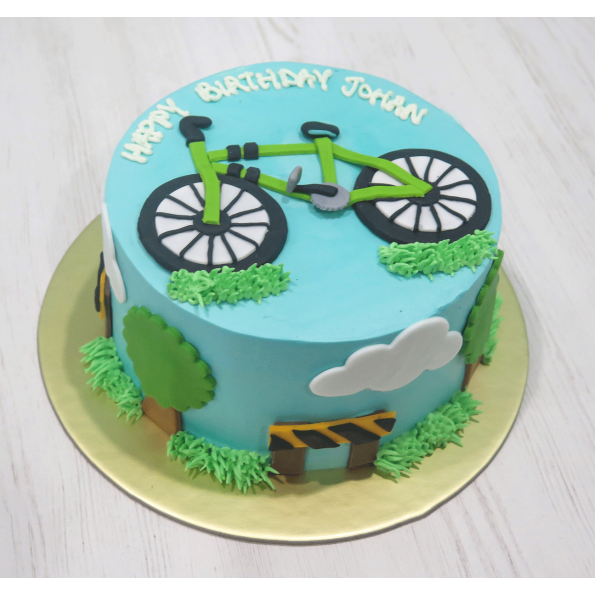 Bicycle birthday cake store images